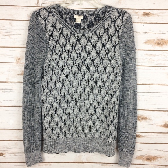 J. Crew Sweaters - J. Crew factory textured knit marled sweater small